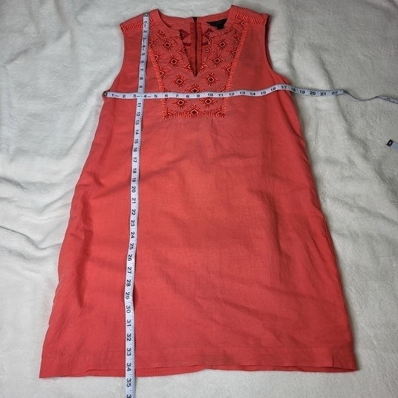 J. CREW Sleeveless Linen/Cotton Sundress. Size Medium - Picture 9 of 13